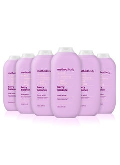 Method Method Body Wash Berry Balance Paraben and Phthalate Free 18 oz Pack of 6 