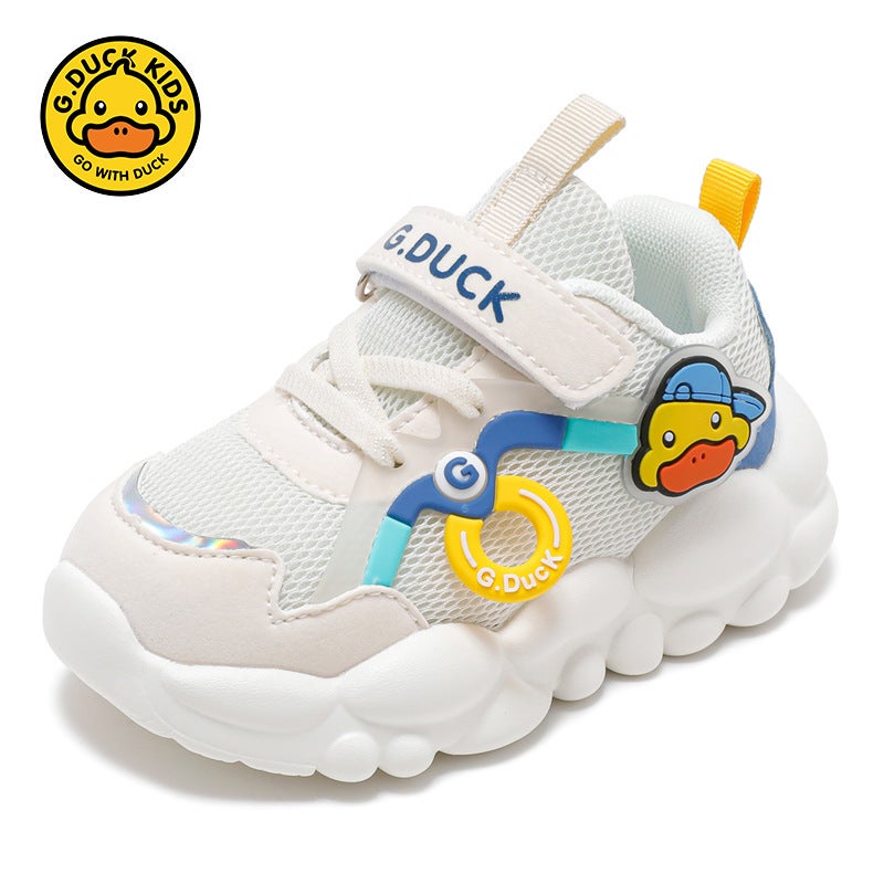 G.Duck Little Yellow Duck Children'S Shoes Baby Shoes Mesh Breathable Toddler Shoes Functional Shoes Soft Bottom Non-Slip - Image 1