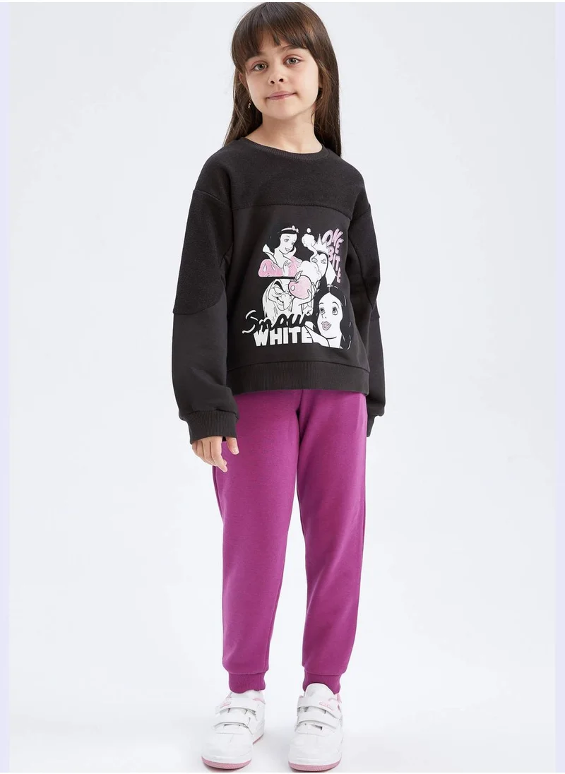 DeFacto Girl Disney Princess Licenced Relax Fit Crew Neck Long Sleeve Knitted Sweatshirt