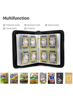 Y&D 4-Pocket Binder Compatible with Pokemon Card, 400 Pockets Portable Trading Cards Holder Collector Album 50 Removable Sheets for Boys Girls  - Image 2