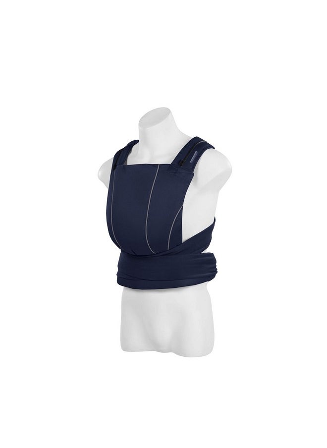 cybex Cybex Maira Tie Baby Carrier, Adjustable Baby Carrier from Newborn up to 33 lbs, Denim Blue, One Size  - Image 1