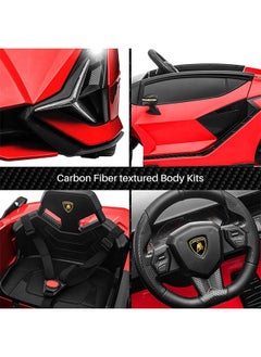 Licensed Lamborghini Sian Rechargeable Battery Operated Car For Kids Ride On Baby Car With Remote Music Led Light Kids Car Electric Car Battery Operated Ride On Car For Kids 2 To 6 Year Boy Girl Red - pzsku/Z0FF0387B335300ED6F13Z/45/_/1659089900/85d75d35-a99d-4723-8d9b-c19bcfa9f56d