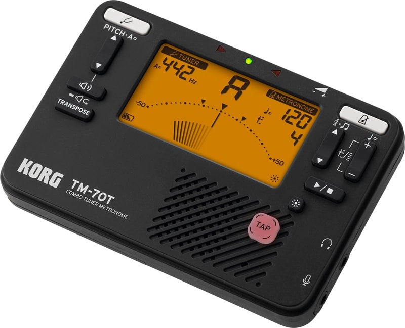Korg TM70 Combined Metronome and Chromatic Tuner - Black - Image 2
