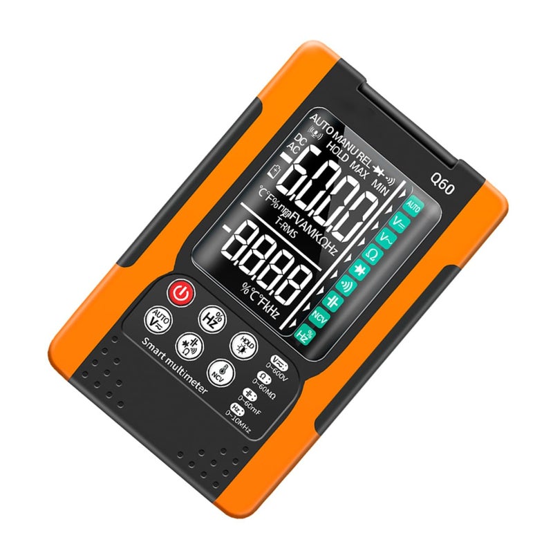 Digital Multimeter Auto Ranging True RMS NCV Diode Test Data Hold Backlight Flashlight - Image 2
