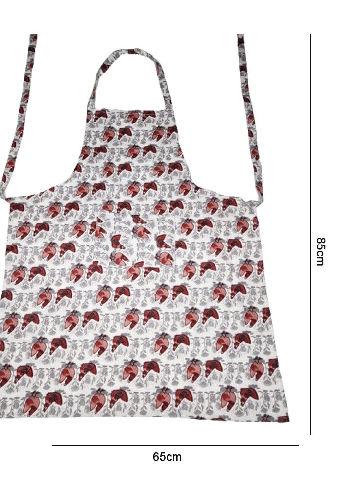 BYFT Orchard Kitchen Apron-Hen Design - Image 5