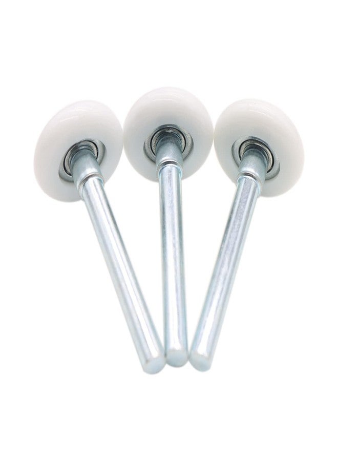 Xadnitu Garage Door Roller, White 1.8" Quiet Nylon Garage Door Wheels 4" Stem for Garage Track Replacement with Premium Sealed 11 Ball Bearing, 10 Packs - Image 4