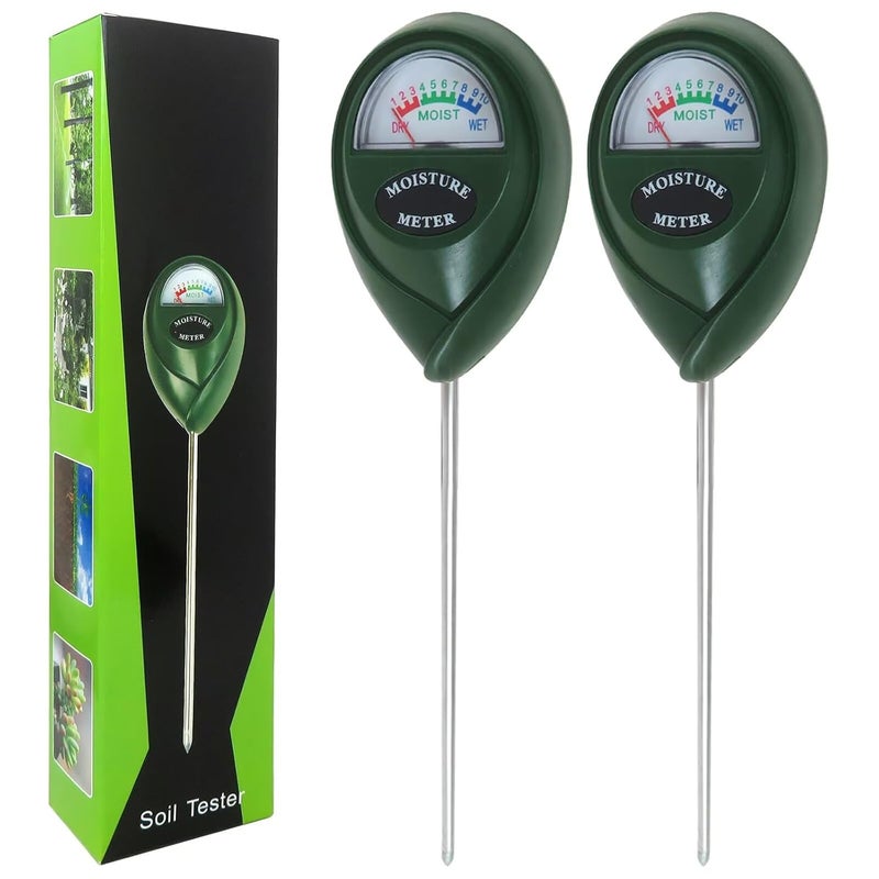 Soil Moisture Meter 2 Pack Plant Water Monitor Hygrometer Gardening Farming - Image 2