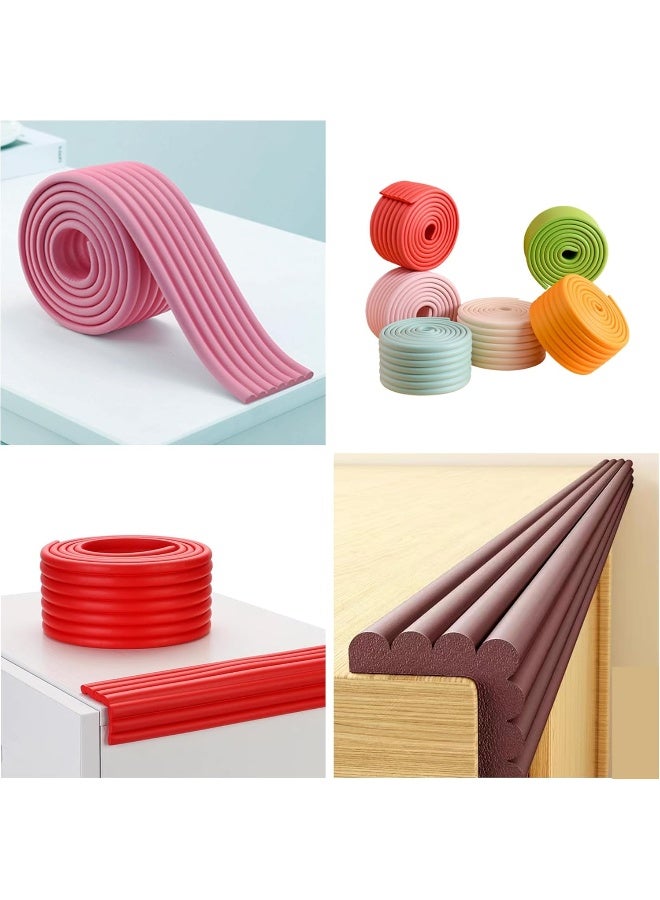 M2cbridge Multifunctional Edge and Corner Guard Coverage Baby Safety Bumper DIY 6.5 Ft (Red) - Image 2