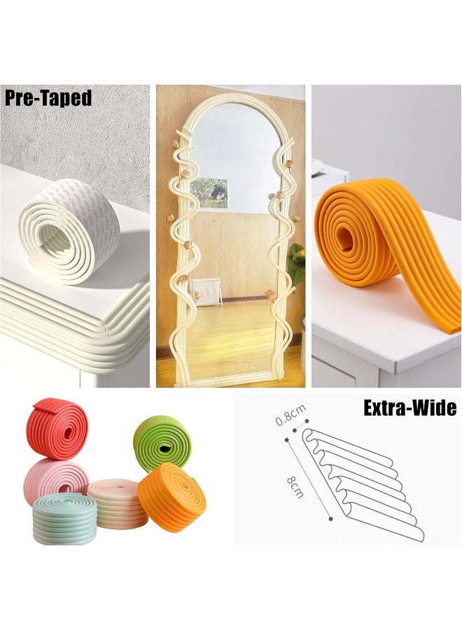 M2cbridge Multifunctional Edge and Corner Guard Coverage Baby Safety Bumper DIY 6.5 Ft (Red) - Image 4