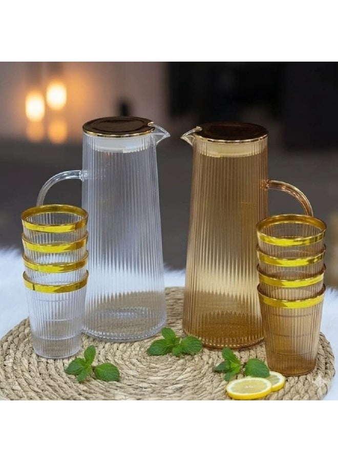Shock-resistant acrylic pitcher set - Image 2