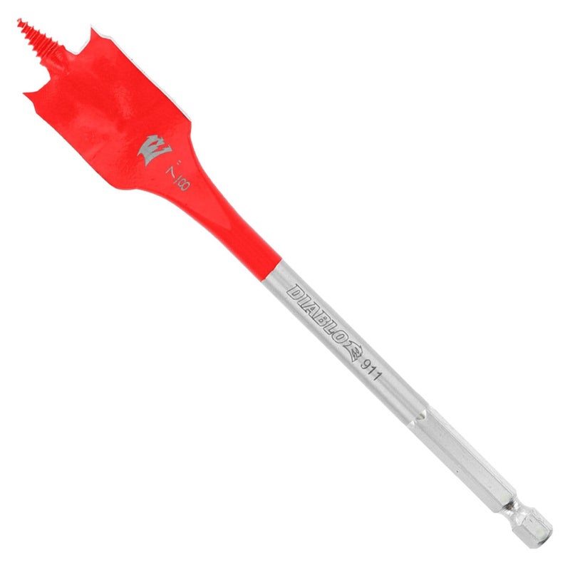 Diablo Spade Bit for Wood - Speed-TIP Design - 7/8" Diameter, 6" Length, 1/4" Hex Shank - DSP2110 - Image 1