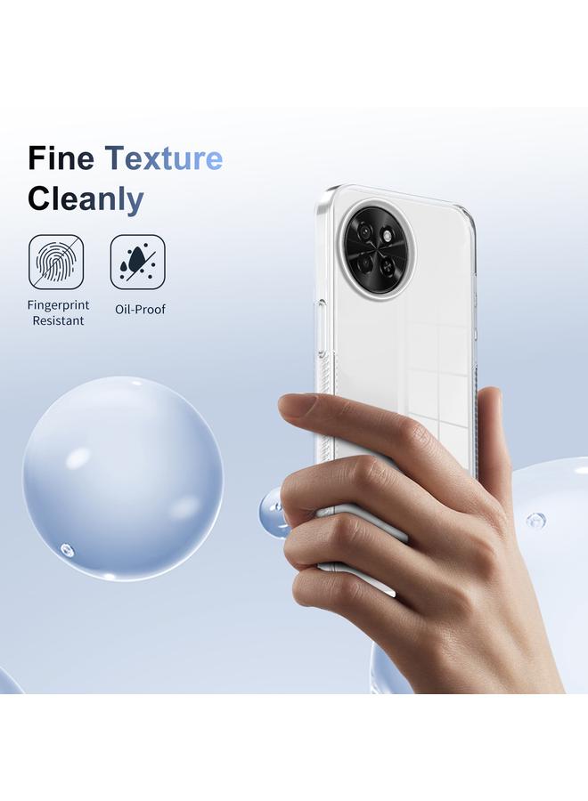 إيروريكس جراب لهاتف Itel S23 مقاس 2.5 مم، جراب هاتف هجين من مادة TPU من الأكريليك الشفاف المضاد للانزلاق - Image 5