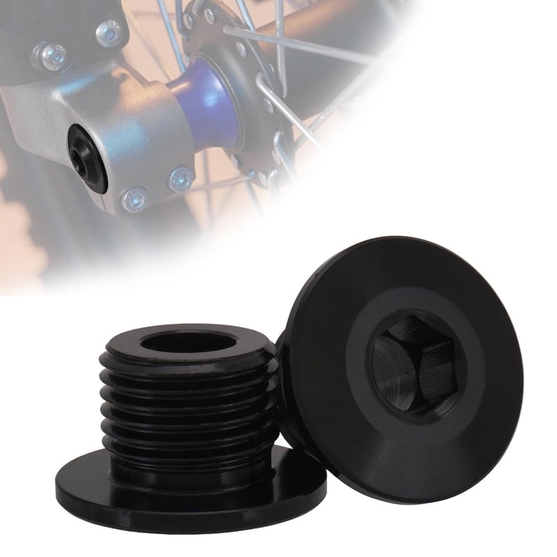 Generic JFG RACING Sur Ron Front Wheel Axle Nut Screw,M16*1.5P Axle Lock Nut Bolts Screw for Electric Bike Sur Ron Light Bee X/S/L1E/X160/X260-Black  - Image 1