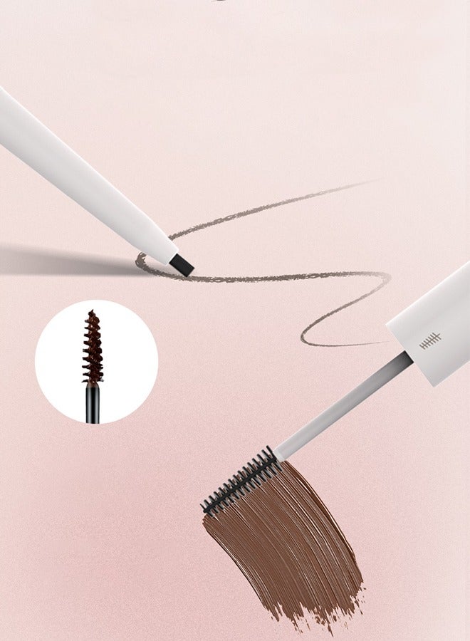 DEZONE 2-in-1 eyebrow pencil all-day wear-H02 coffee brown - Image 4