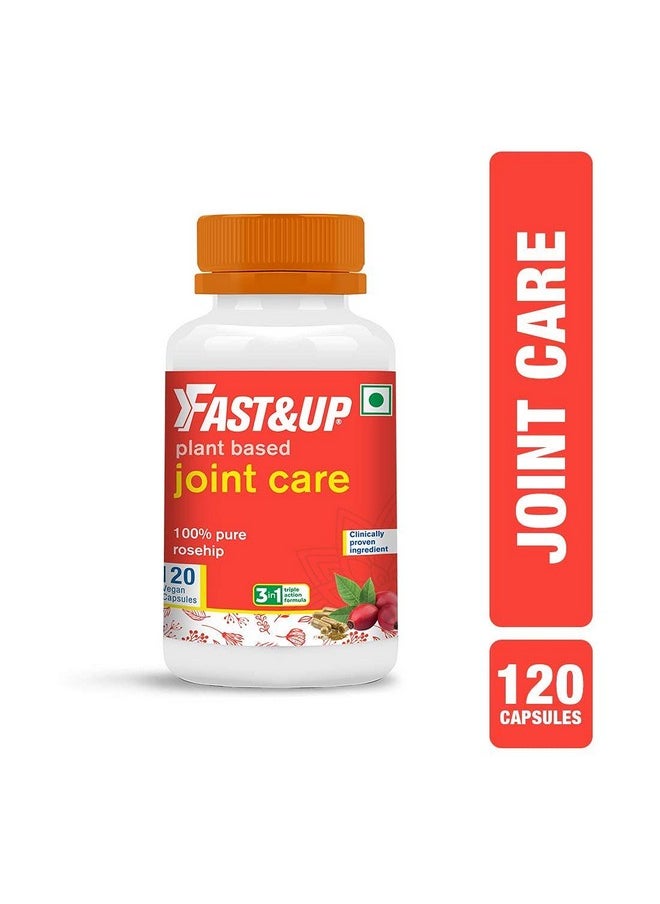 FAST&UP Fast&Up Joint Care - 100% 750mg Rosehip powder for Bone and Joint Care and Mobility - 120 Vegan Capsules  - Image 2