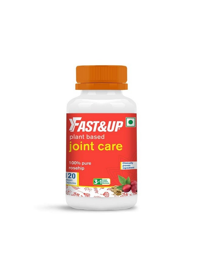 FAST&UP Fast&Up Joint Care - 100% 750mg Rosehip powder for Bone and Joint Care and Mobility - 120 Vegan Capsules  - Image 1
