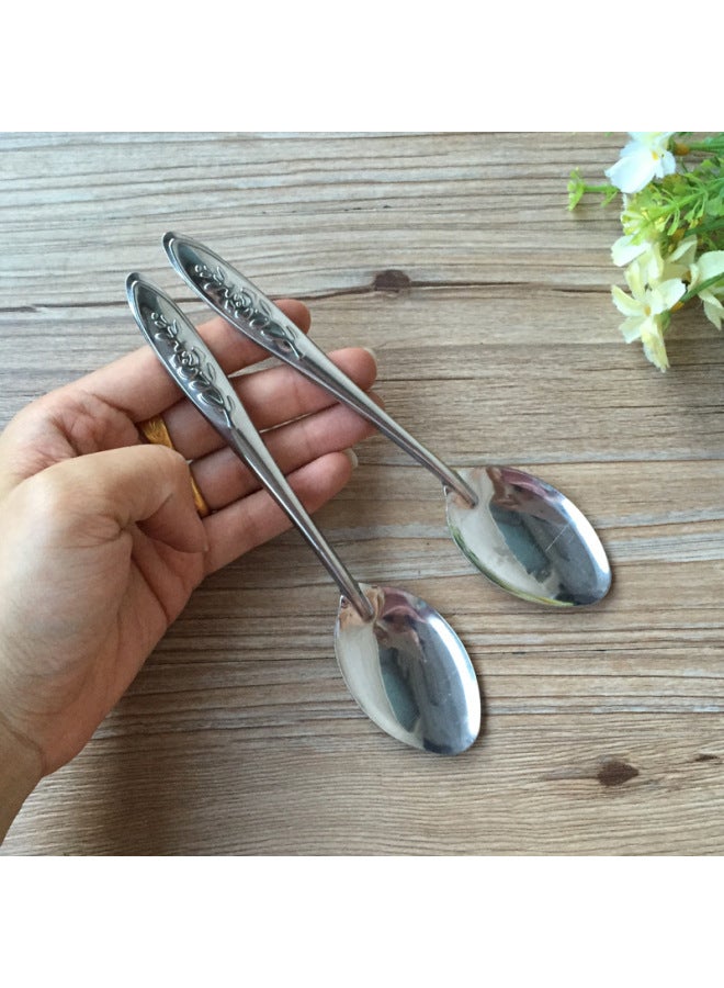 Stainless Steel Commercial Small Spoon Digging Watermelon Special Long Handle Spoon Fruit Spoon Disposable Watermelon Iron Spoon-Color:More Than 21000 Branches-Specifications:* Square Head Spade *  - Image 4