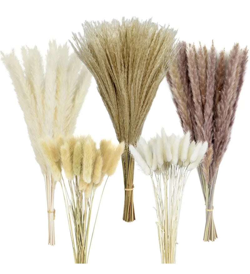 Y&D Fluffy Pampas Grass Decor - Boho Wedding Home Decoration with Natural Dried Small Pampas & Dried Plants - Image 4