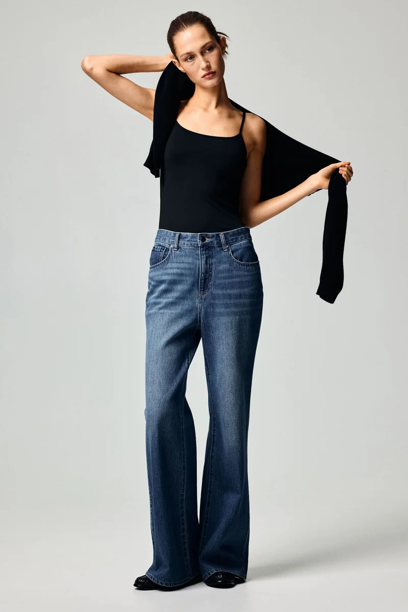 H&M Microfibre strappy top