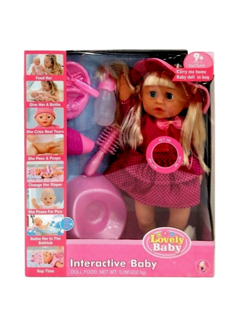 Lovely Baby Baby Born Doll Toy For Kids With Accessories 