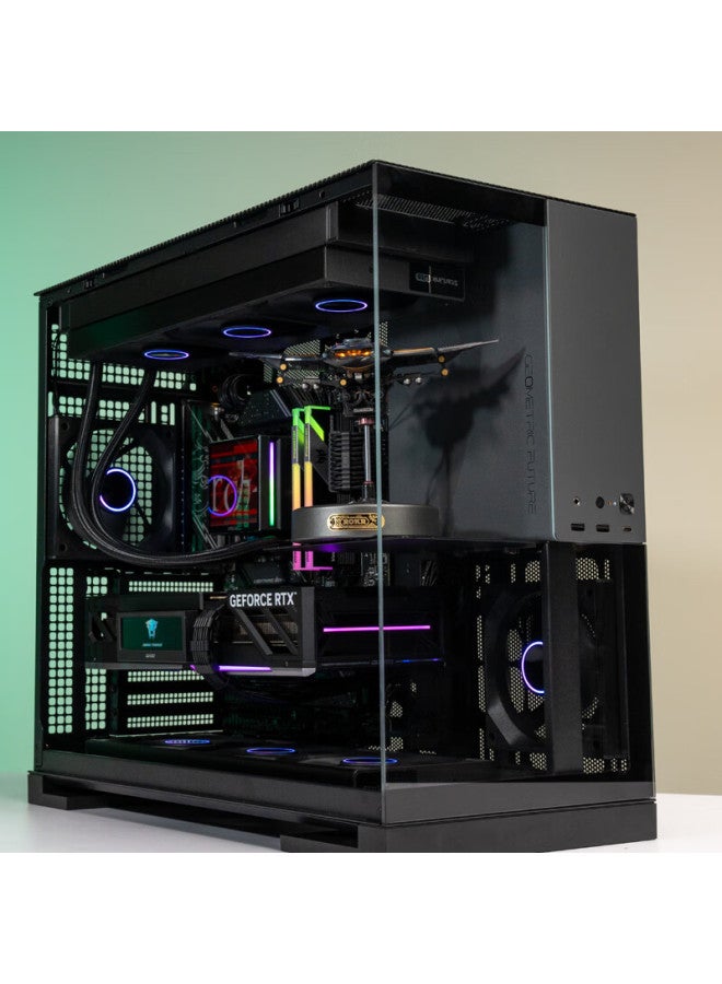 Jungle Leopard Conglinbao Xinglian Fan Lite 120, Integrated Building Block Fan, Straight Blade 12cm Aluminum Plate, Light-sync Pwm Speed Control, Black Case Fan, Argb Desktop Computer Silent Fa - Image 1