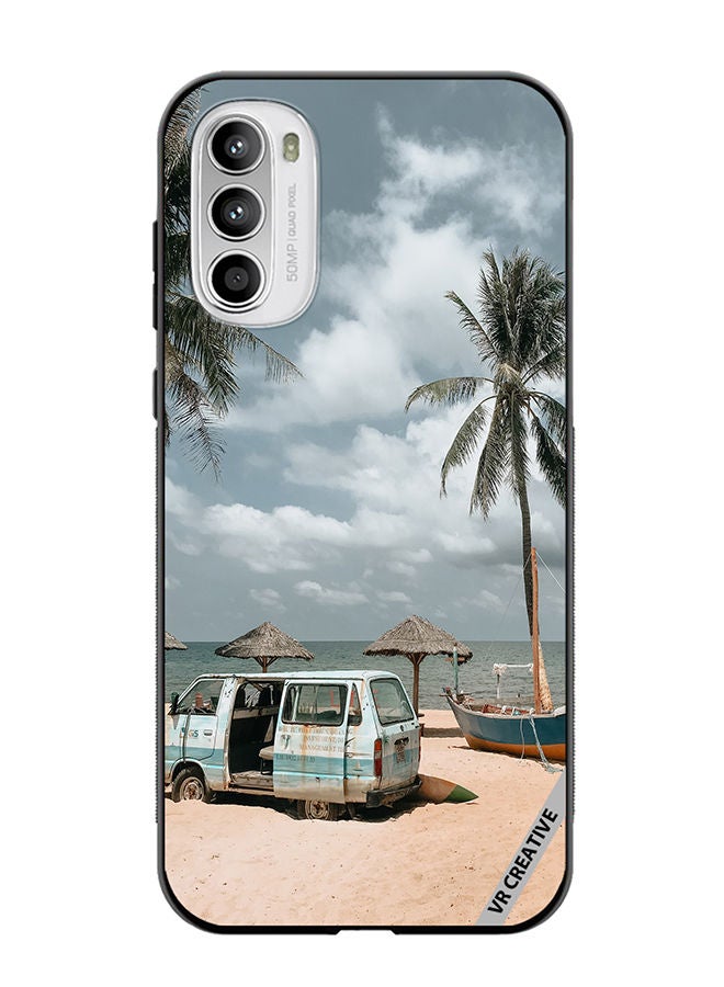 VR CREATIVE Protective Case Cover For Motorola Moto G82 Moody Summer Day Design Multicolour - Image 1