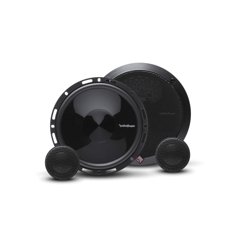 Rockford Fosgate P165SE Punch 65 2Way Euro Fit Component Speaker System with External Crossover Pair