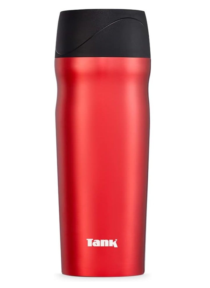 TANK Tank Stainless Steel Tumbler 450mL, 360° Push Button Lid, Up to 6HRs Hot  - Image 1