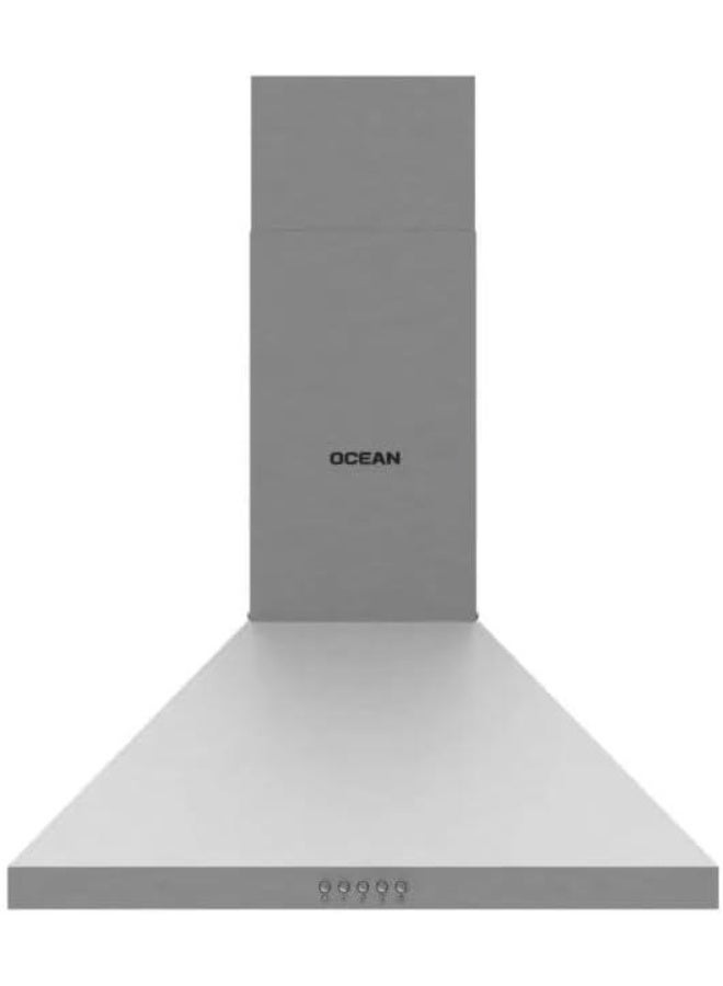 Ocean OWCHR66ICF, Built‑in Pyramids Chimney Hood, 60 cm, 650 m³/h, Stainless Steel - Image 3