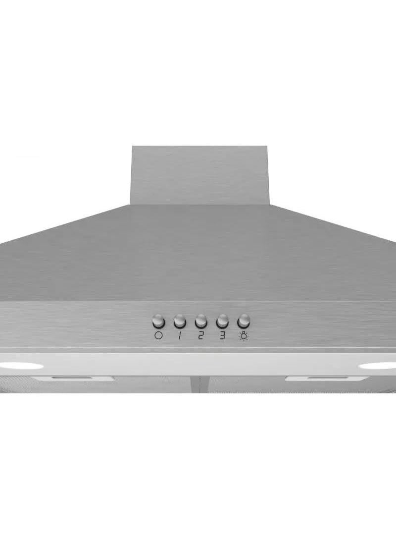 Ocean OWCHR66ICF, Built‑in Pyramids Chimney Hood, 60 cm, 650 m³/h, Stainless Steel - Image 2