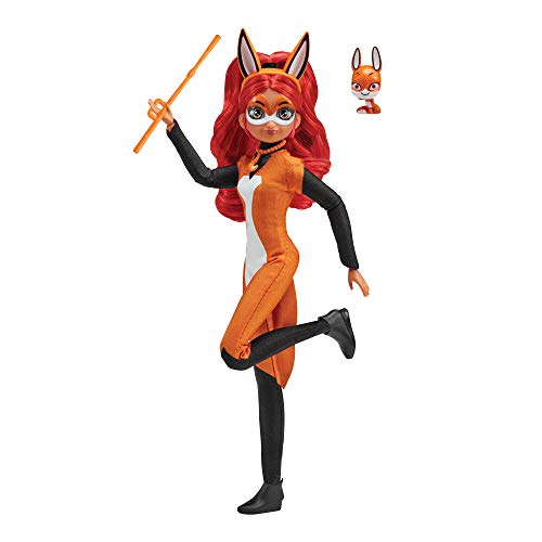 Miraculous Rena Rouge Doll 10.5" Fashion Doll with Accessories and Trixx Kwami by Playmates Toys, Orange - Image 2