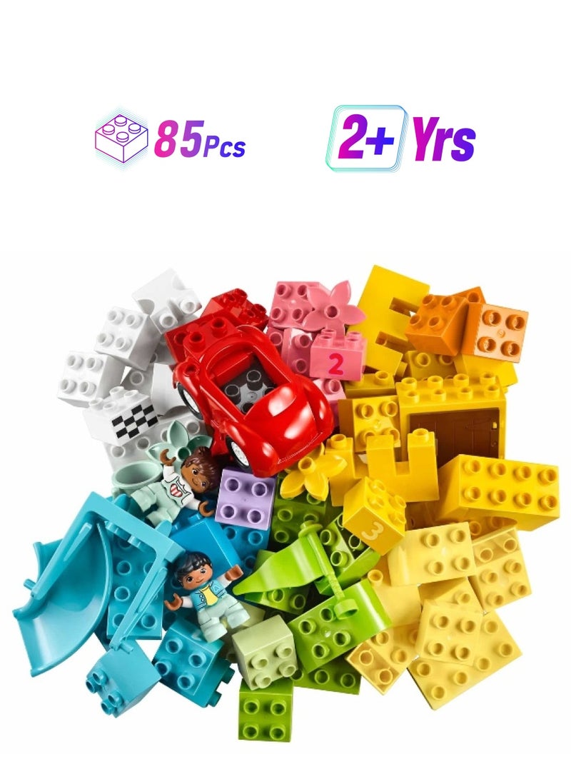 LEGO Duplo Classic Deluxe Brick Box Building Set (85 Pieces)  - Image 1