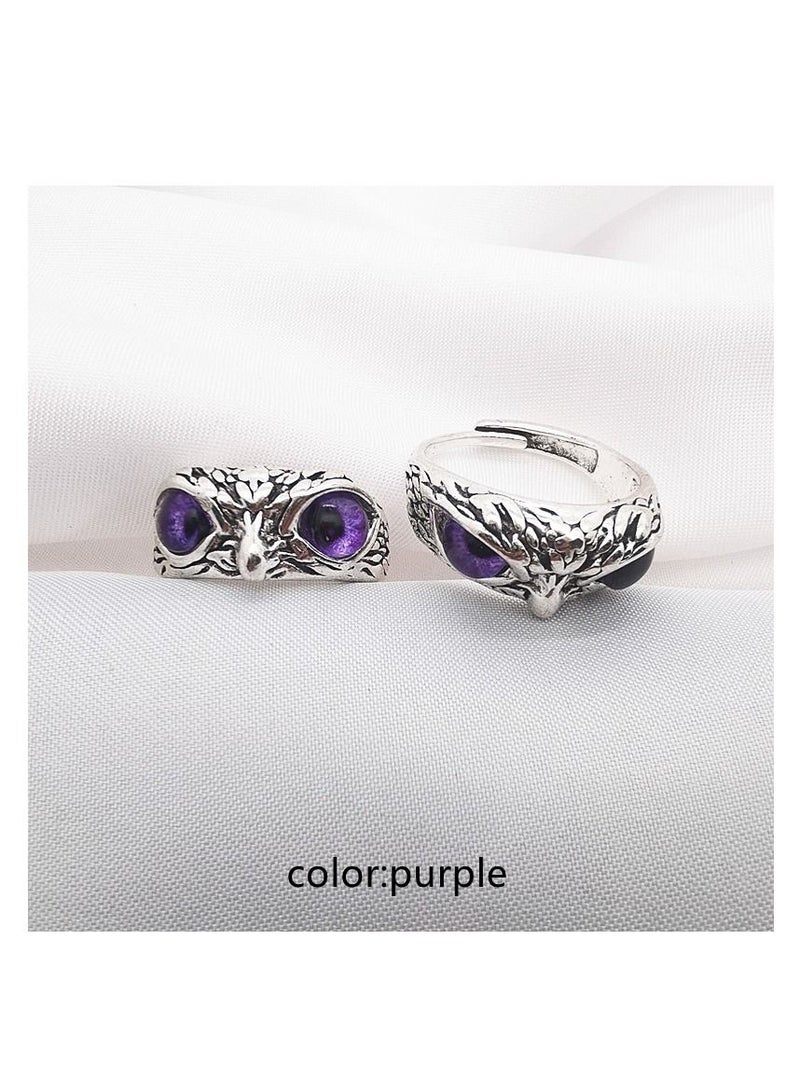 Owl Demon Eye Ring