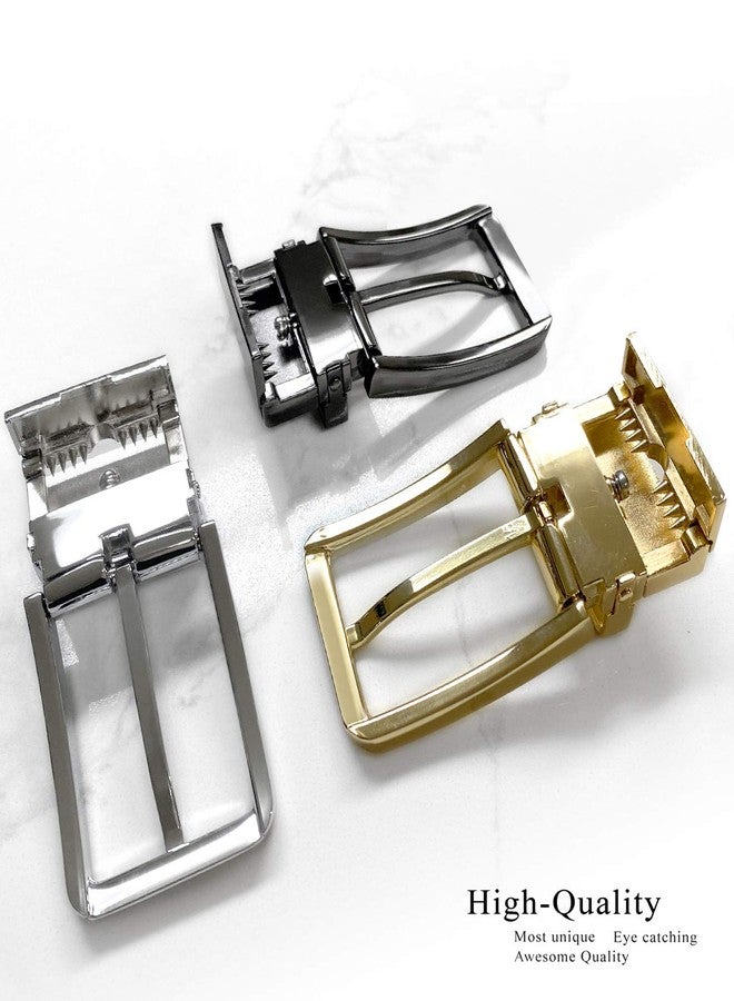 بيلتس.كوم مشبك حزام بديل قابل للعكس مصقول محفور قطريًا Z35289R - نيكل - Image 4