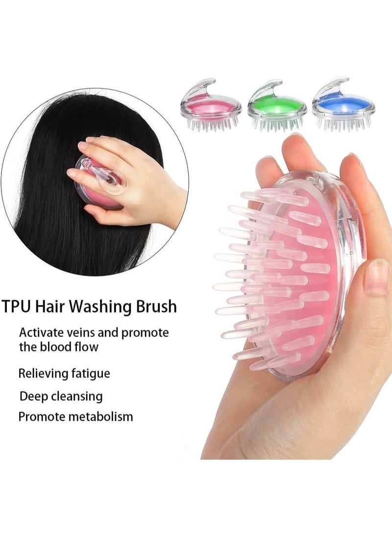 1PC Shampoo Brush, Hair Care Shampoo Hair Scalp Massager Shower Brush Deep Cleaning Hair Washing Massage Comb Beauty Tool for Men Women,(Random Color) - Image 2