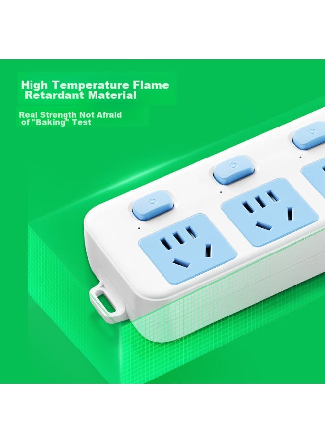 Bull Power Strip/extension Cord/power Bar/power Strip/power Board/power Strip 4 Outlets With Individual Switches, 5 Meters Long Gn-315 - Image 4