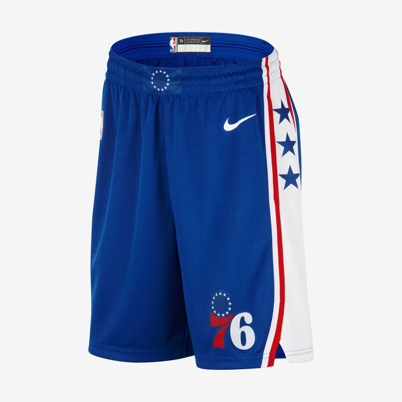Men's NBA Philadelphia 76ers Icon Edition Replica Swingman Basketball Shorts