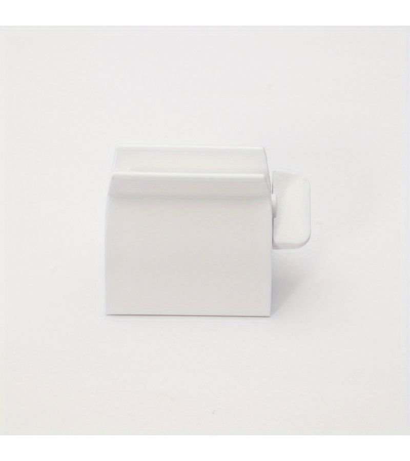 White Wall Mounted Toothpaste Squeezer Easy Push Dispenser For Complete Toothpaste Usage Home Travel Portable - Image 4