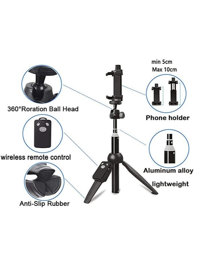 ماركة غير محددة K20 Integrated Tripod BT 4.0 Wireless Selfie Stick for Smart Phone  - Image 2