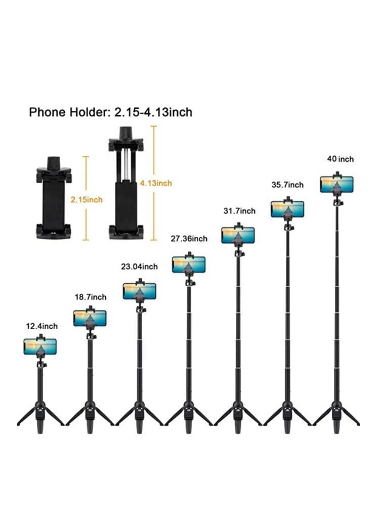 ماركة غير محددة K20 Integrated Tripod BT 4.0 Wireless Selfie Stick for Smart Phone  - Image 3
