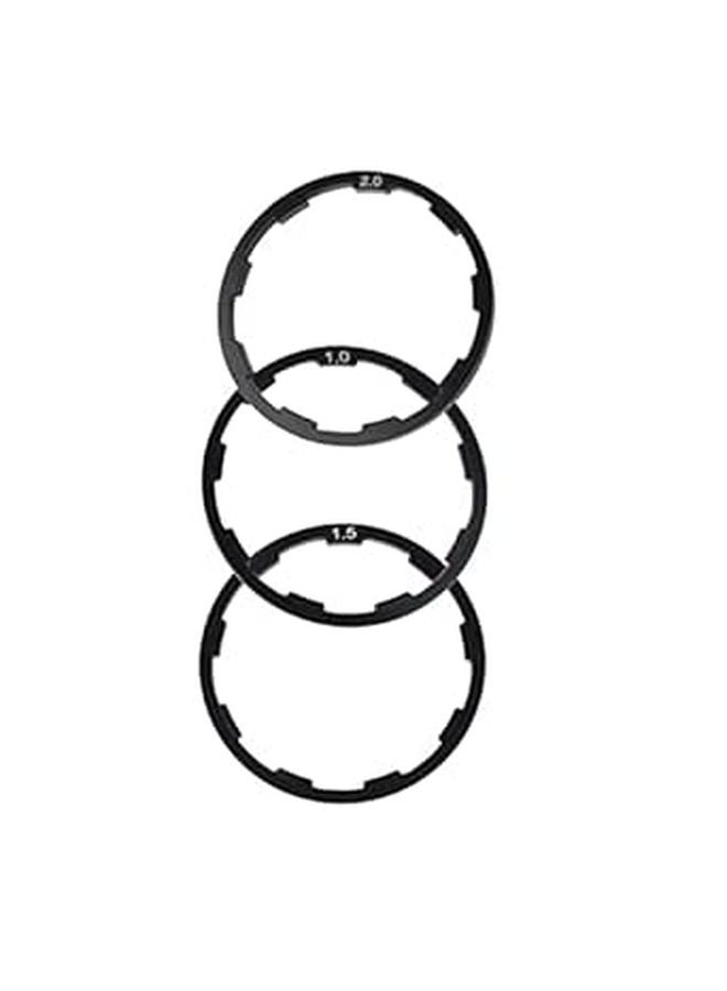 Aluminium Alloy Bike Hub Spacer Kit 3 Pcs 1mm 1 5mm 2mm for Mountain Road Bike - Image 1