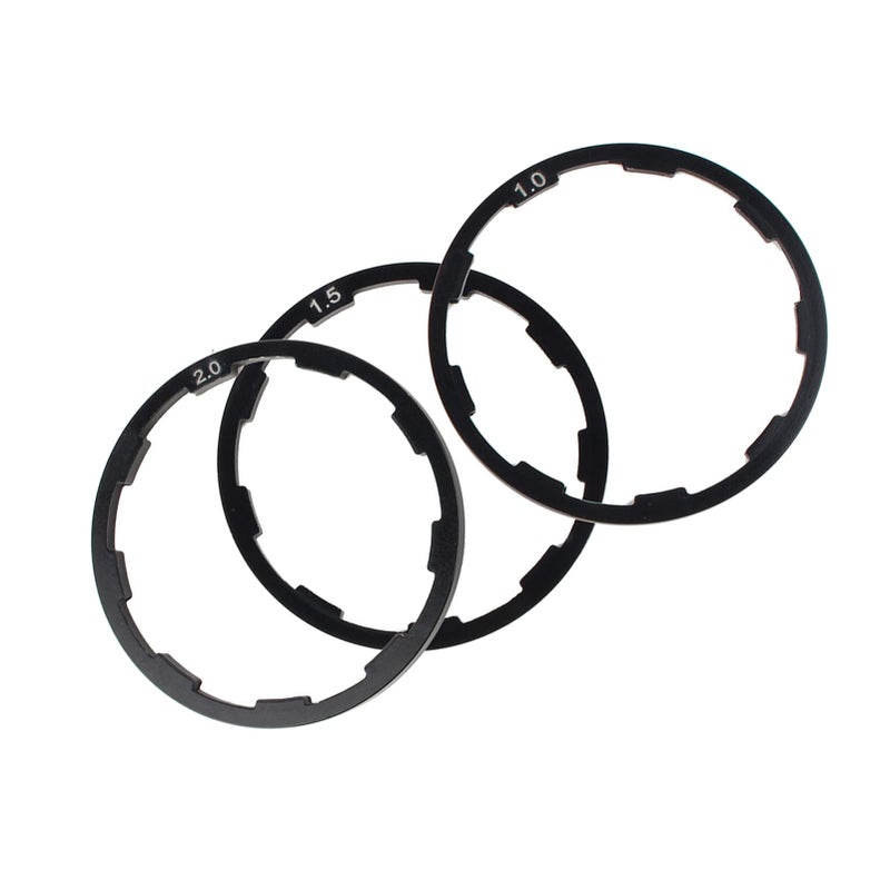 Aluminium Alloy Bike Hub Spacer Kit 3 Pcs 1mm 1 5mm 2mm for Mountain Road Bike - Image 5