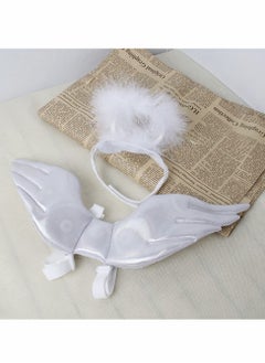KASTWAVE Pet Wings  White Wings Pet Costume Cat Clothes  - Image 5
