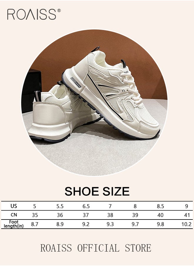 Lightweight Breathable Chunky Sneakers for Women Low Cut Mesh Upper Non-slip Running Sports Shoes with Nice Color Matching Women's Casual Fashion Walking Shoes with Soft Sole - pzsku/Z0FF1CC77BA3D881B6E3AZ/45/_/1723539492/399a9a91-c629-425c-bf1d-f3d96f05fc84