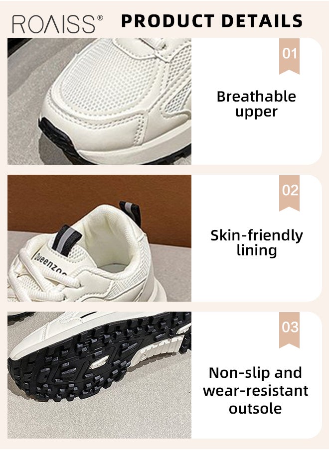 Lightweight Breathable Chunky Sneakers for Women Low Cut Mesh Upper Non-slip Running Sports Shoes with Nice Color Matching Women's Casual Fashion Walking Shoes with Soft Sole - pzsku/Z0FF1CC77BA3D881B6E3AZ/45/_/1723539526/7dadc934-740b-43c2-be42-975e370b1a6e