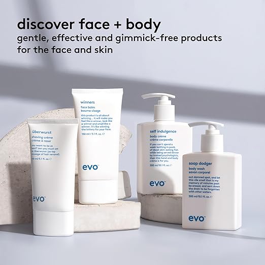 evo Soap Dodger Body Wash Daily Bath Cleanser Deep Hydrating Natural Moisturising Care Cleanser Repair Sensitive Dry Damage Skin 300ml 101floz