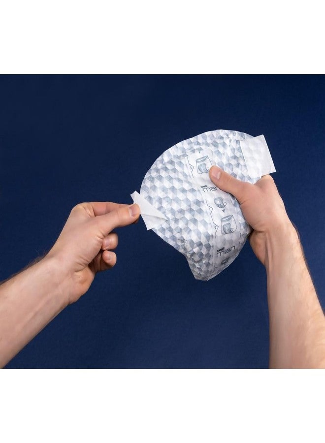 Seni Man Active Guards, Male Incontinence Bladder Control Pads, 8-9/10" x 10-3/5", 90 Count (6 Packs of 15, Moderate Absorbency with Adhesive Strip and Super Absorbent Core, for Men - Image 5