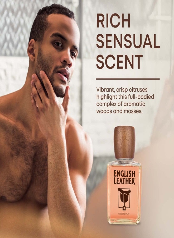 Dana English Leather Cologne for Men 8 Oz - Image 5