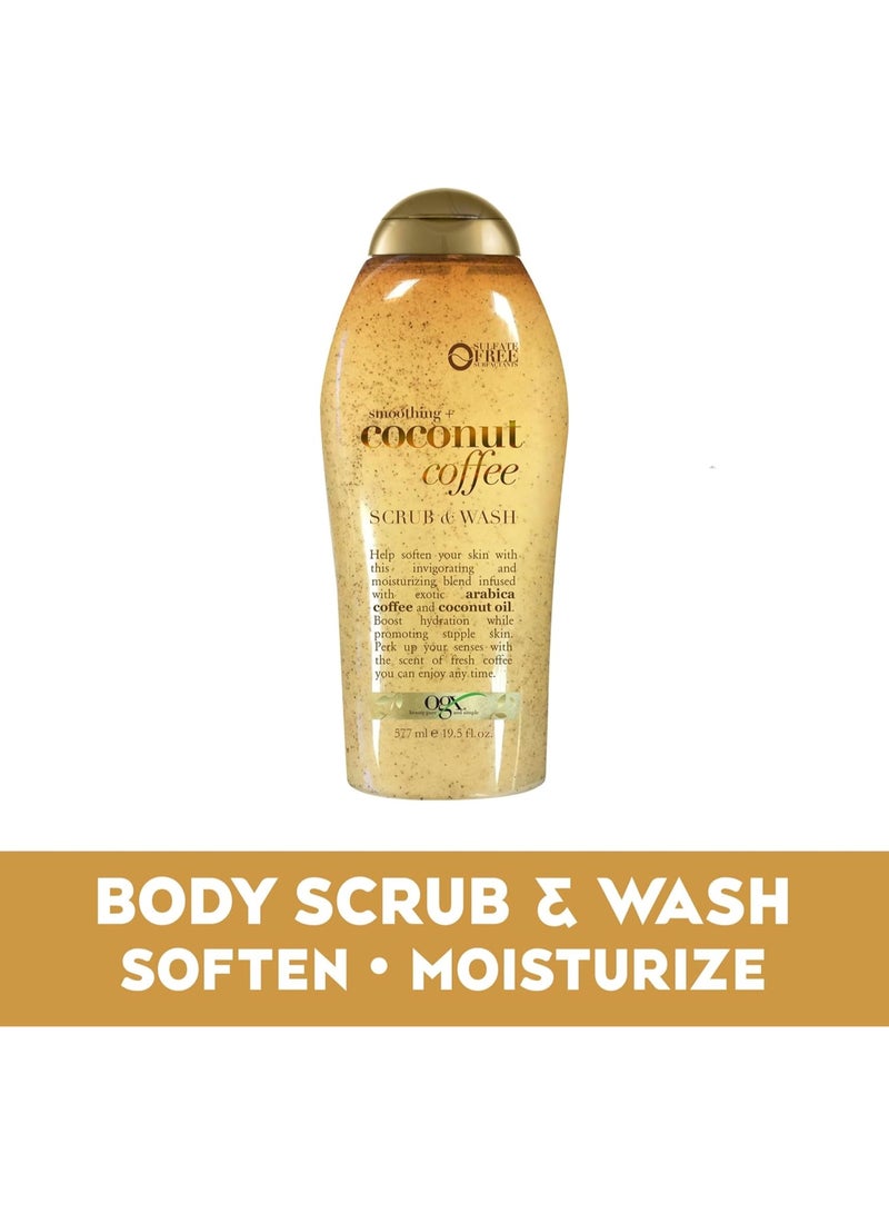 أو جي إكس مقشر وغسول بالقهوة وجوز الهند من او جي اكس، 19.5 اونصة سائلة - Image 2