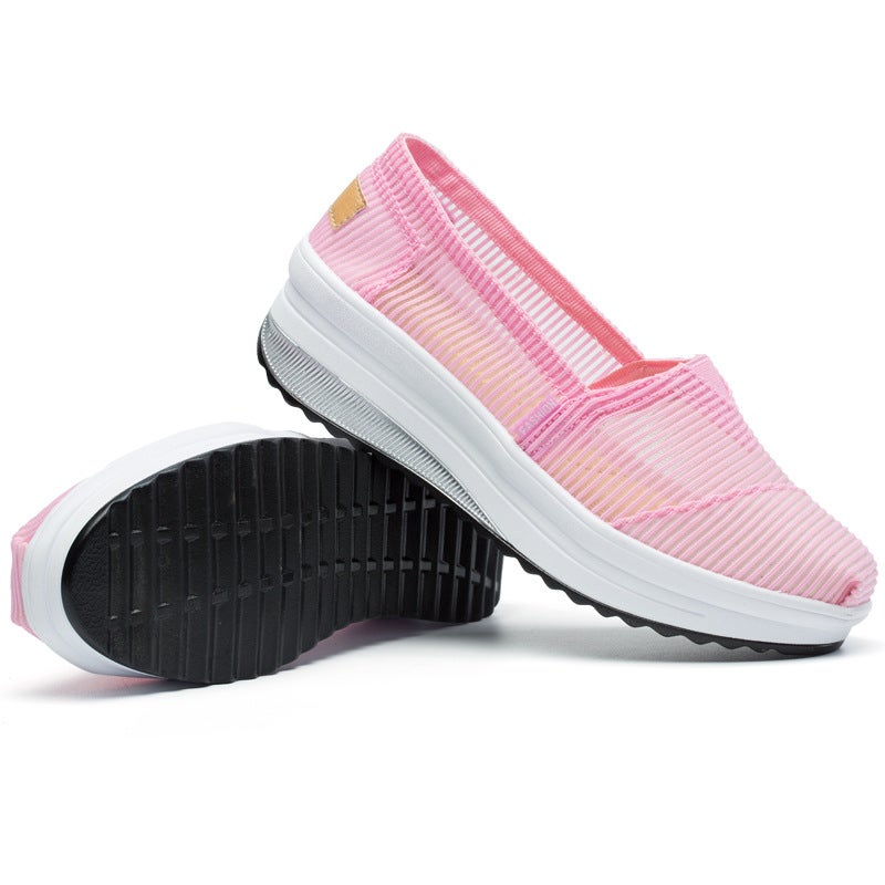 Women'S Travel Shoes, Dance Rocking Shoes, Breathable Hollow Low-Heeled Walking Shoes, Nurse Shoes, Dropshipping, Casual And Versatile - Image 5